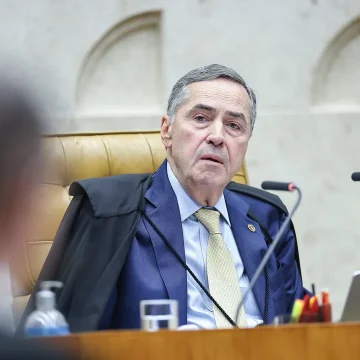Presidente do STF, ministro Luiz Roberto Barroso, durante sessão - Foto: Antonio Augusto | STF