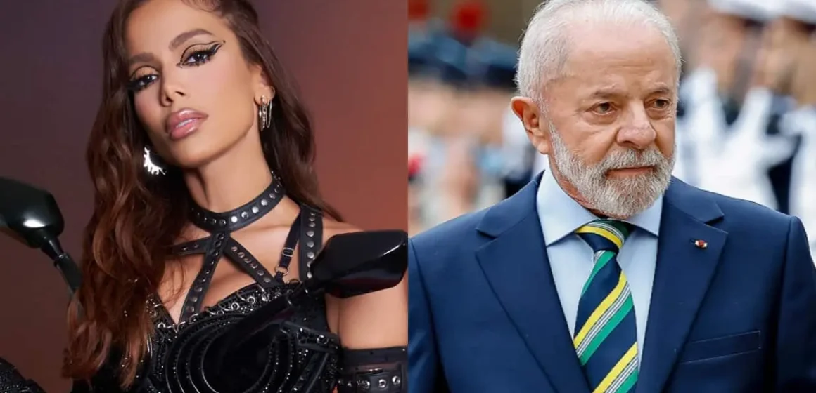 Anitta e o presidente Lula – Reprodução